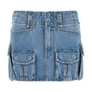 Denim Mini Nederdel