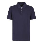 Bicolor Polo Shirt med Dobbelt Krave