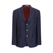 Glen Plaid Uld Blazer Jakke