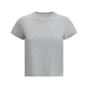 Præget Logo Slim Fit Bomuld T-shirt