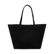 Stilfuld Suede Tote Taske