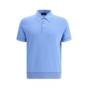 Slim Fit Strikket Polo Skjorte