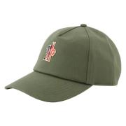 Logo Cap i Khaki Bomuld Gabardine