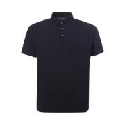 Blå Polo Shirt Icecotton Slim Fit