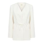 Elegant Blazer Jakke Broken White