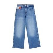 Bootcut Jeans med Logo Applique