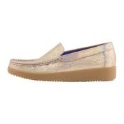 Elin Loafer Metallic Suede