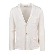 Tricot blazer med knaplukning