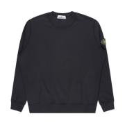 Tidløs sort sweatshirt med ikonisk logo patch