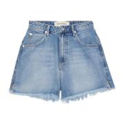 Denim Kæreste Shorts Bomuld Ikonisk