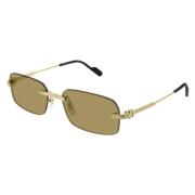 Guld Rimless Solbriller CT0271S Stil