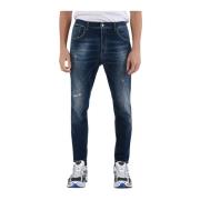 Super Skinny Jeans med Metal Logo