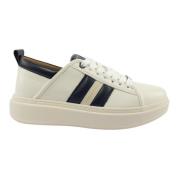 Blå Creme Wembley Stilfulde Sneakers