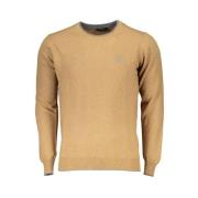 Brun Polyamid Pullover med Chic Komfort