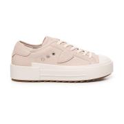 Rosa Sneakers med Guld Detaljer