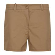 Brun Bermudashorts Chic og Behagelig Pasform