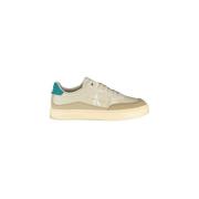 Beige Casual Sneakers med Unikt Design