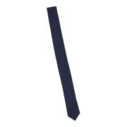 Midnight Blue Uld Linned Silke Slips