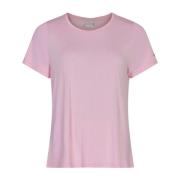 Blød Pink Hjerte T-Shirt Top