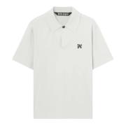 Bomuld Polo Skjorte Monogram Stil