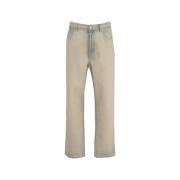 Afslappet Pasform Beige Jeans Springdale