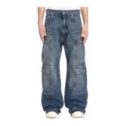 Dobbelt Cargo Jeans Indigo