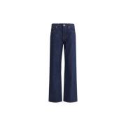 Klassiske Straight Leg Jeans med Fem Lommer