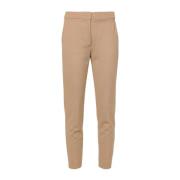 Brun Slim Cropped Bukser