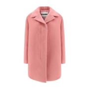 Pink Wool Kaban Coat