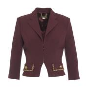 Multifarvet Kort Blazer