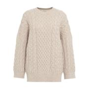 Brun Kabelstrik Sweater AW24