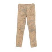 Beige Jeans med Klassisk Stil