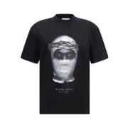 Krone Maske Grafisk Bomuld T-Shirt