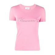 Pink Logo T-shirt til kvinder