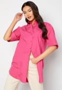 BUBBLEROOM Minou ss long shirt Pink 36