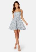 Bubbleroom Occasion Englia Mini Dress Dusty blue XL