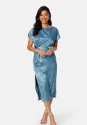 Bubbleroom Occasion Renate Twist front Dress Dusty blue M