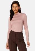 BUBBLEROOM Maxime turtleneck top Dusty pink XS