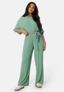 BUBBLEROOM Antonia jumpsuit Dusty green XS