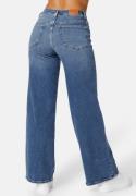 ONLY Madison Blush HW Wide Denim Medium Blue Denim XS/34