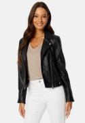 SELECTED FEMME Katie Leather Jacket Black 36