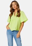 VILA Kuliza V-Neck 2/4 Top Lettuce Green 34