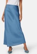 VILA Viellette high waist long skirt Coronet Blue 38