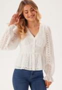 BUBBLEROOM Nettie Broderie Anglaise Blouse White 34