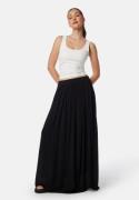 BUBBLEROOM Noele Viscose Crepe Maxi Skirt Black M