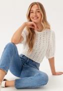 Happy Holly Broderie Anglaise Top Offwhite 44/46