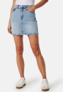 VERO MODA Vmtessa High Rise short denim skirt Light Blue Denim M