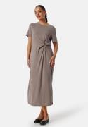 Pieces Pcanora O-Neck Midi Dress Brown S