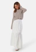 BUBBLEROOM Broderie Anglaise Maxi Skirt White L