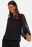 VILA Falia O-Neck L/S Top Black 34